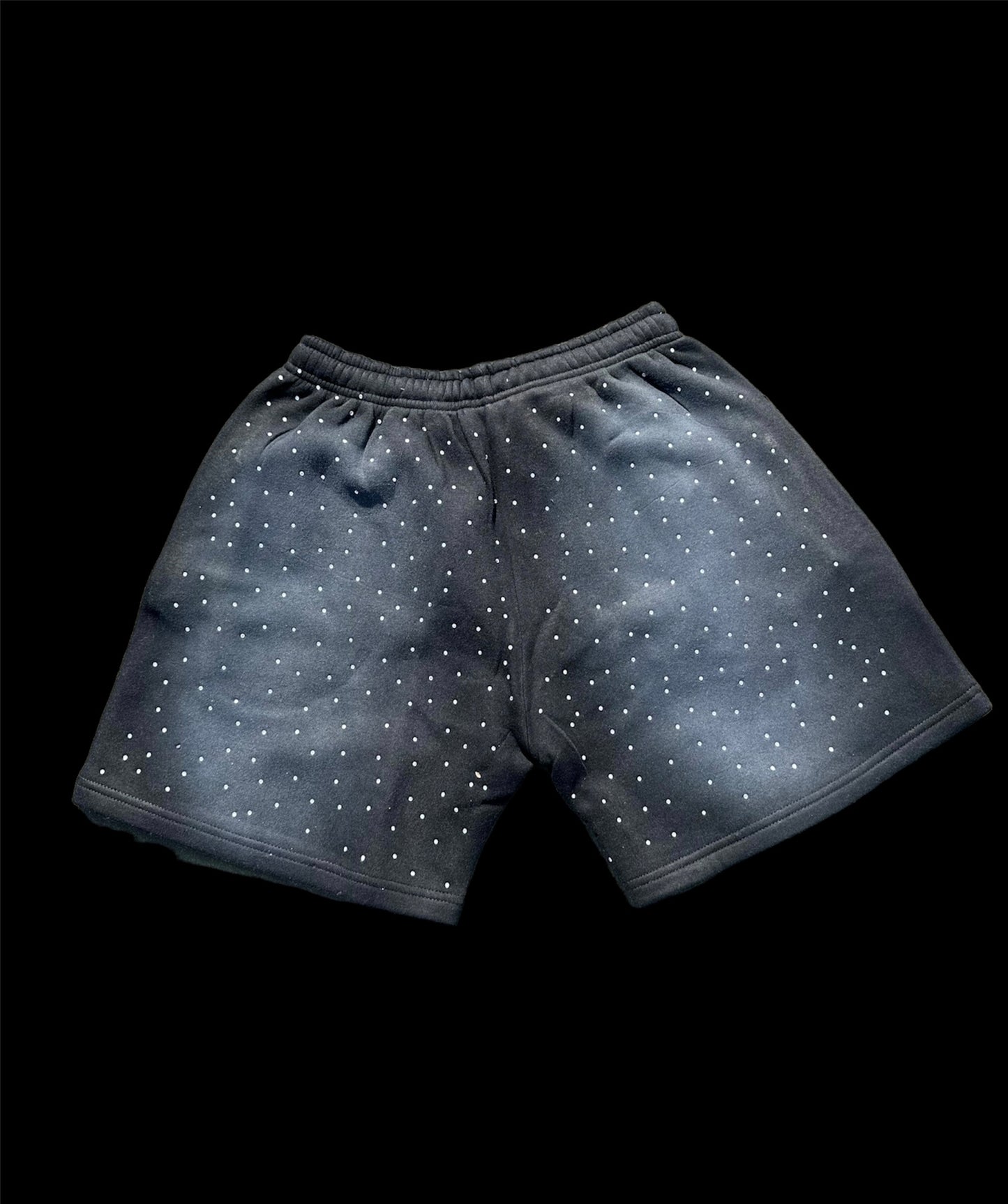 “BlACK SS RHINESTONE SHORTS”