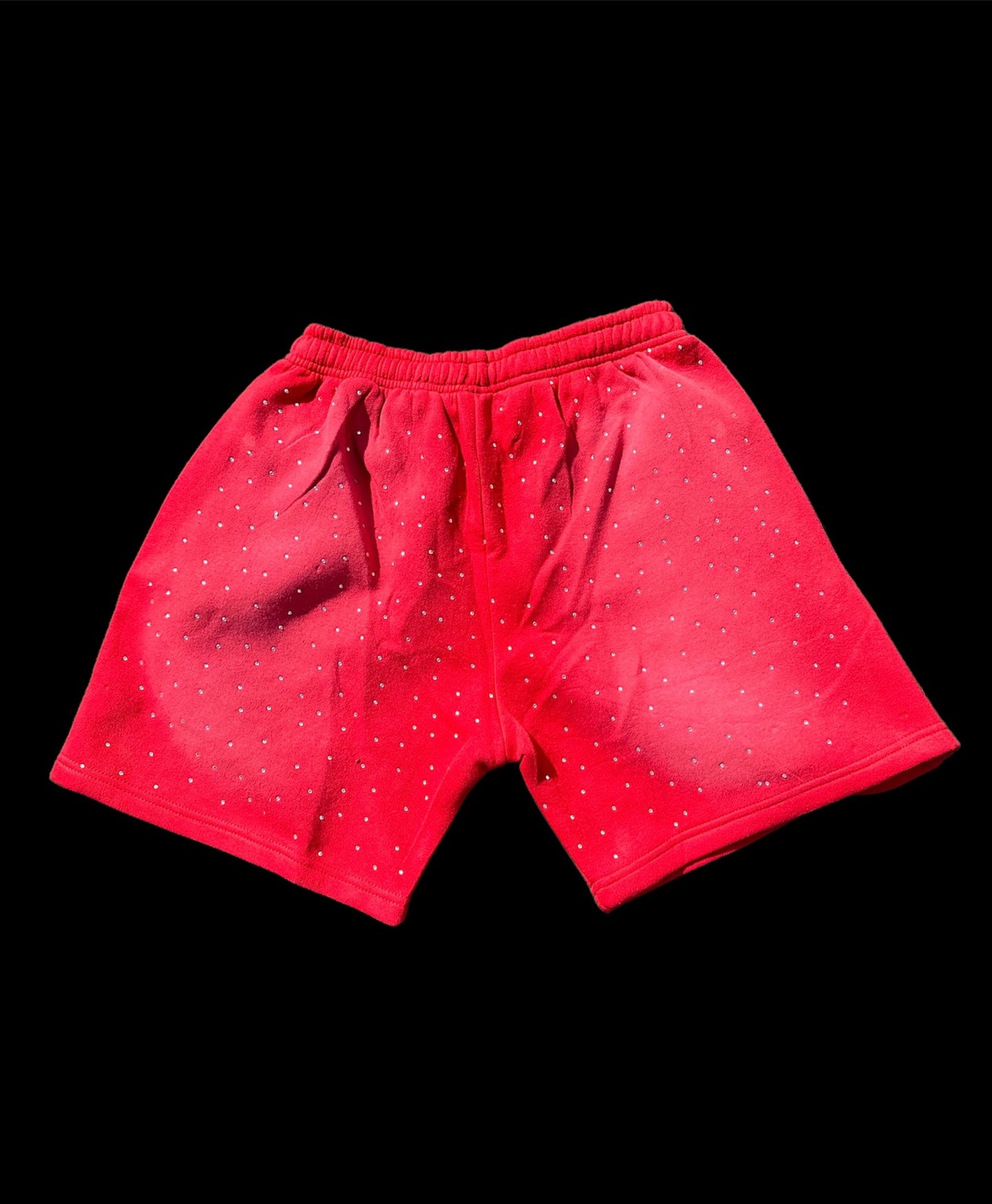 “RED SS RHINESTONE SHORTS”
